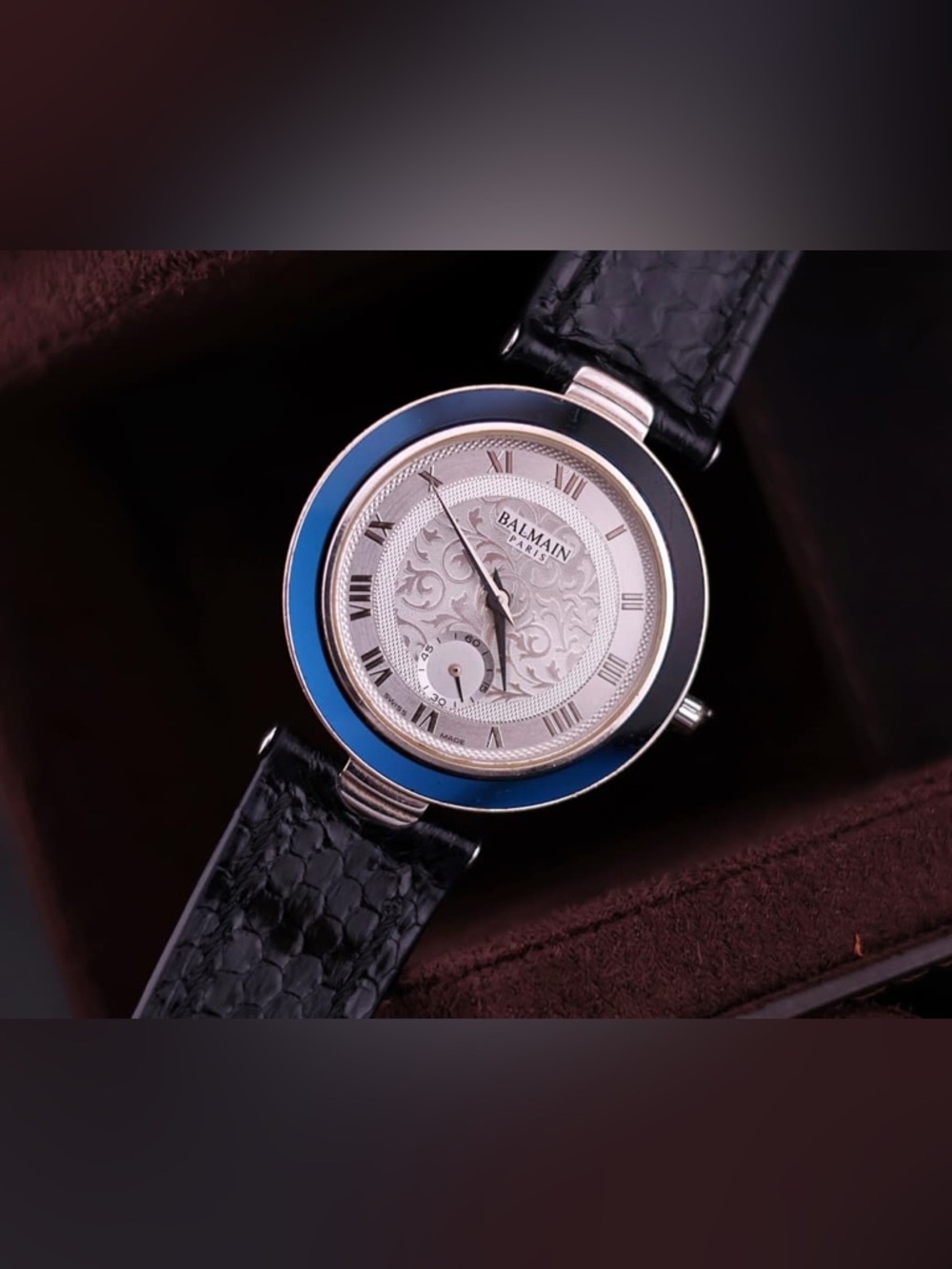 Vintage 1990s Pierre Balmain Les Arabesques 176.1181H.3 Unisex Watch, Swiss-Made